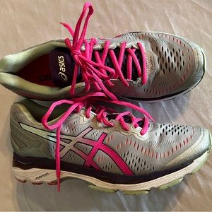 10.5 OASICS T696N Dynamic Duomax GEL Kayano 23 Shoes Activewear Flyte Foam Women